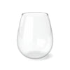 Hand & Foot Stemless Wine Glass - White