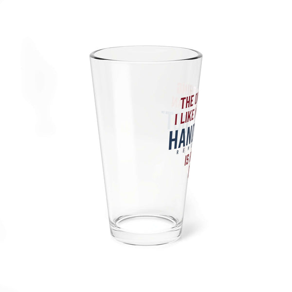 Being a Dad 16oz Hand & Foot Remastered Pint Glass