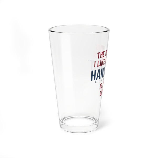Being a Grandpa 16oz Hand & Foot Remastered Pint Glass