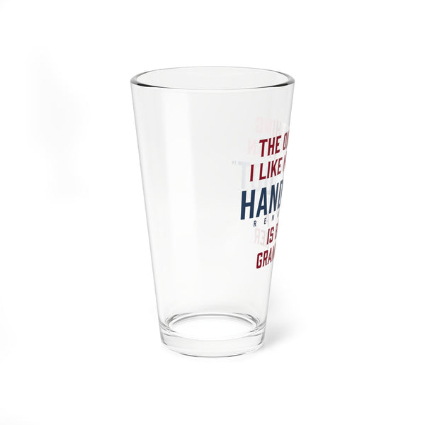 Being a Grandfather 16oz Hand & Foot Remastered Pint Glass