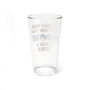 Being a Father 16oz Hand & Foot Remastered Pint Glass