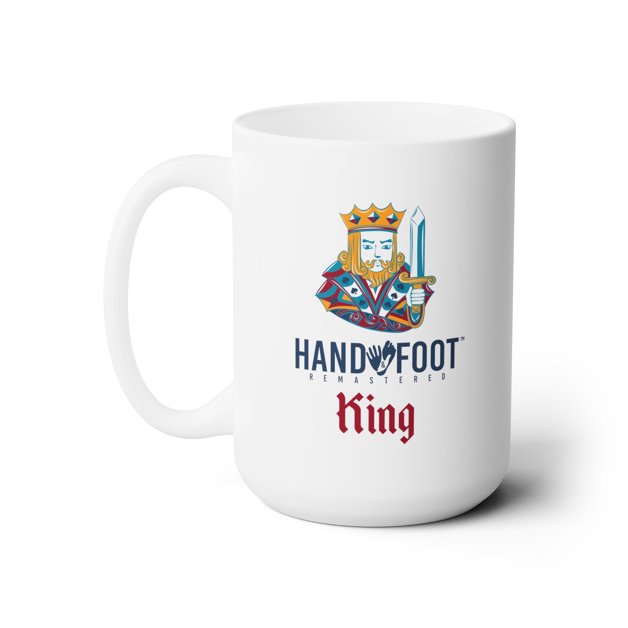 Hand & Foot King 15oz Ceramic Mug