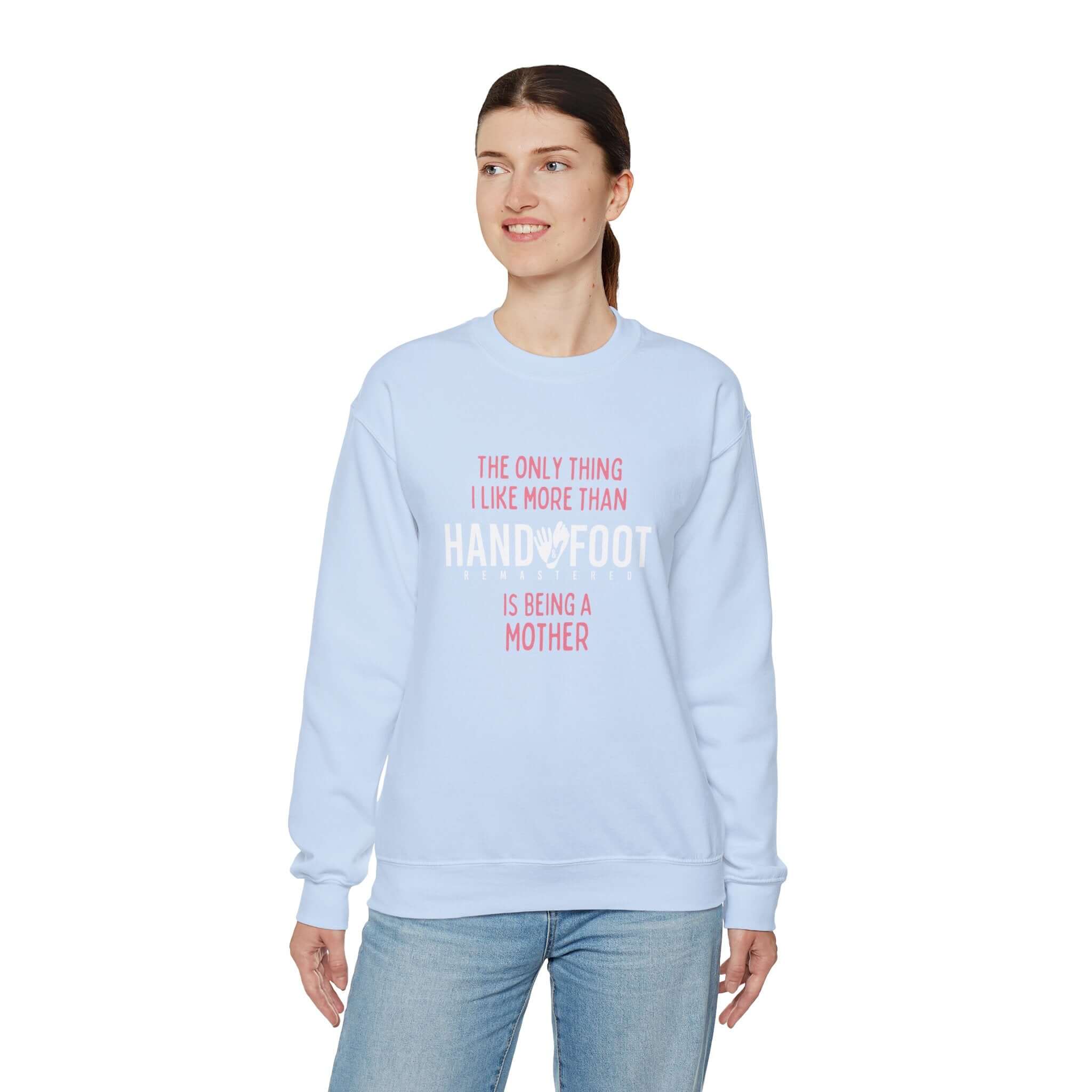 Being a Mother Unisex Heavy Blend™ Crewneck Sweatshirt