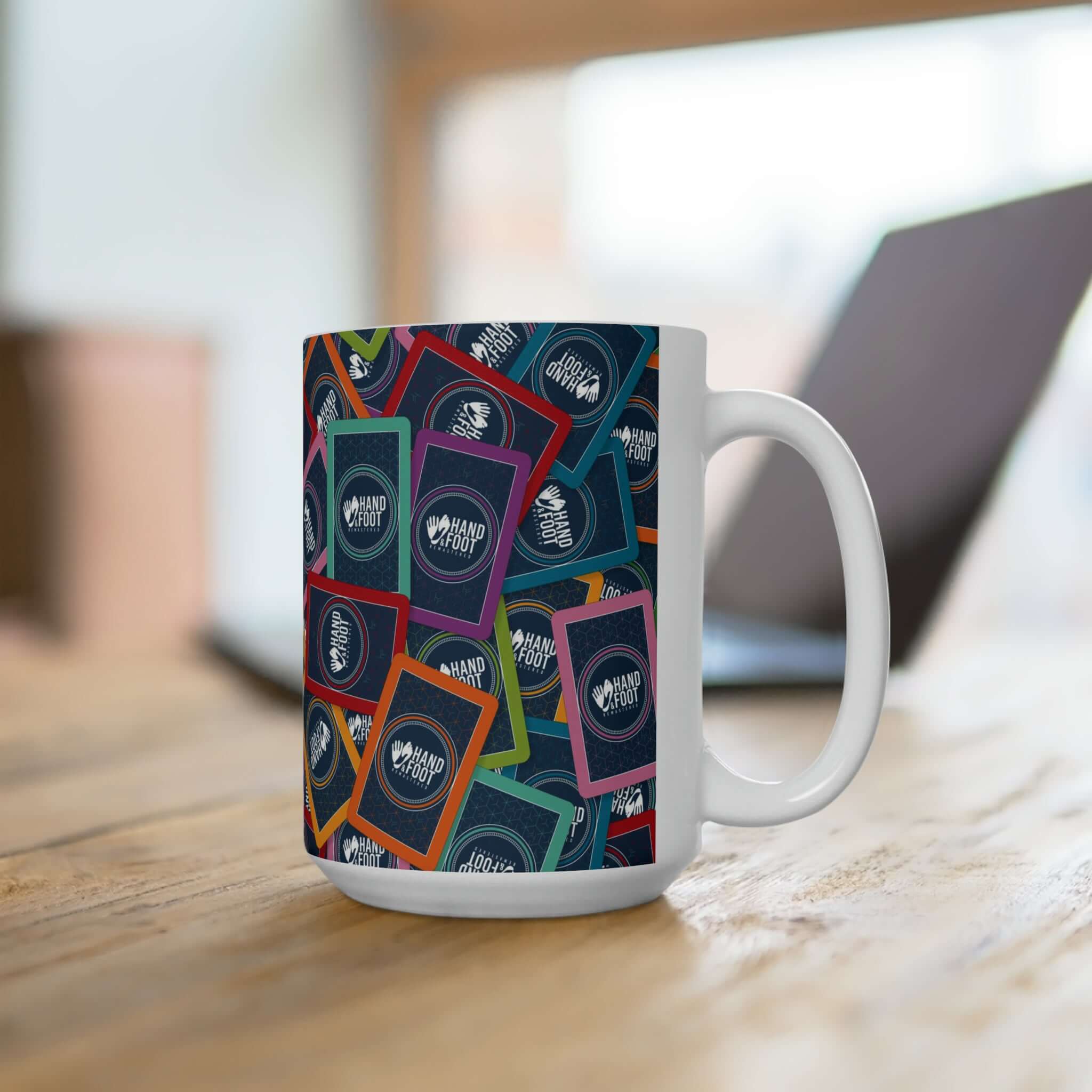 15oz Hand & Foot Remastered Ceramic Mug