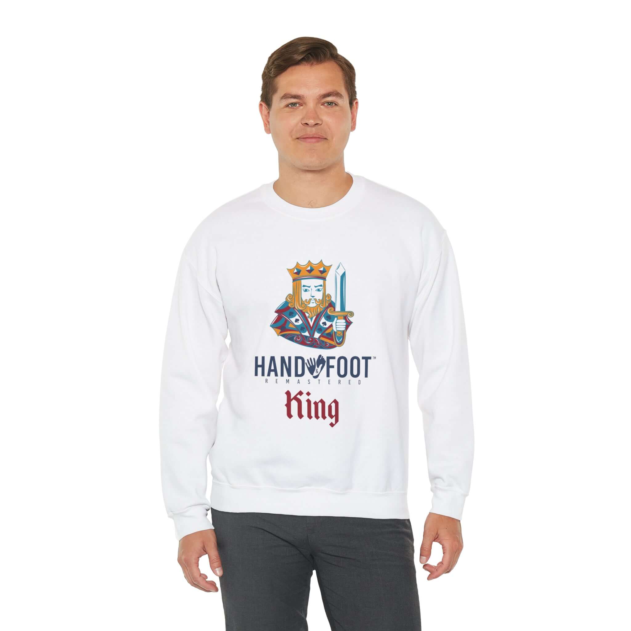 Hand & Foot King Unisex Heavy Blend™ Crewneck Sweatshirt