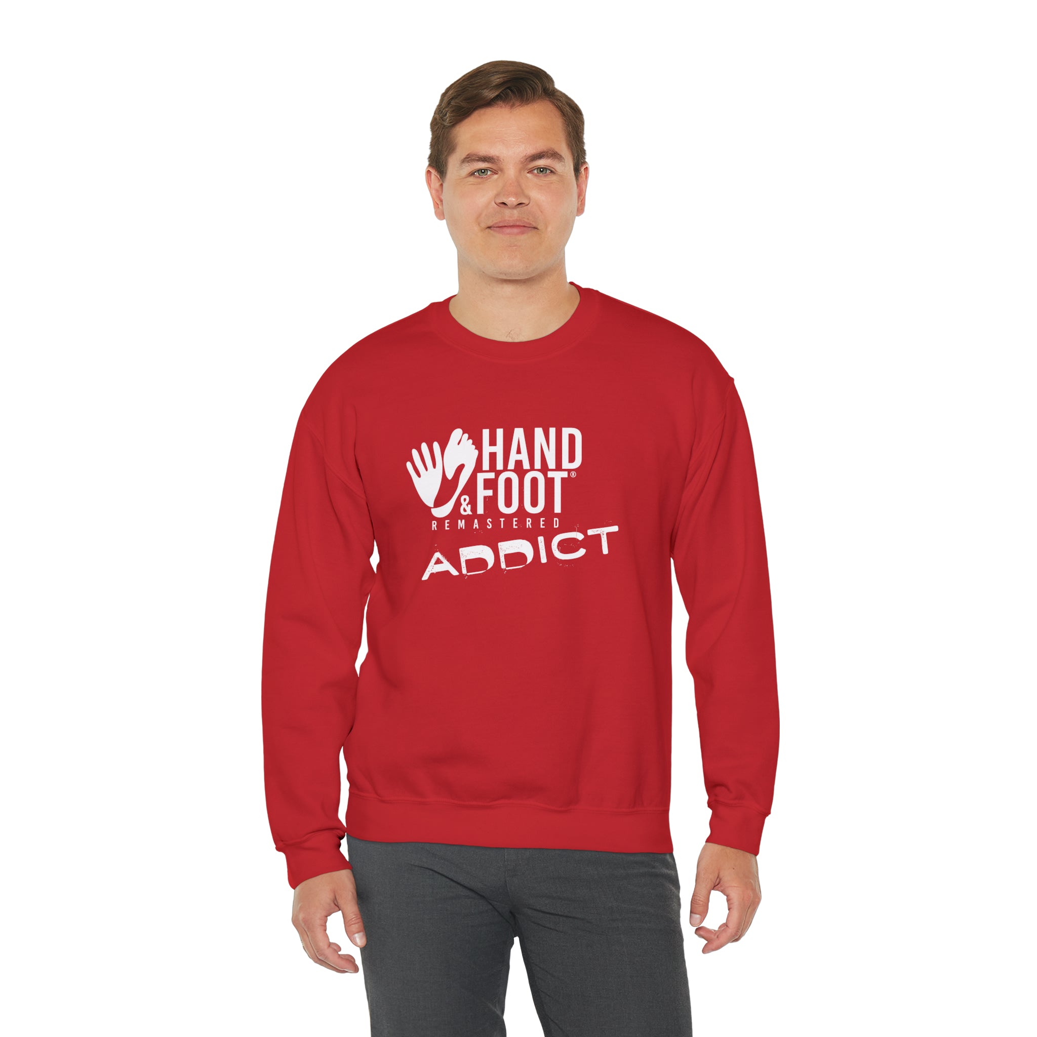 Hand & Foot Addict Unisex Heavy Blend™ Crewneck Sweatshirt