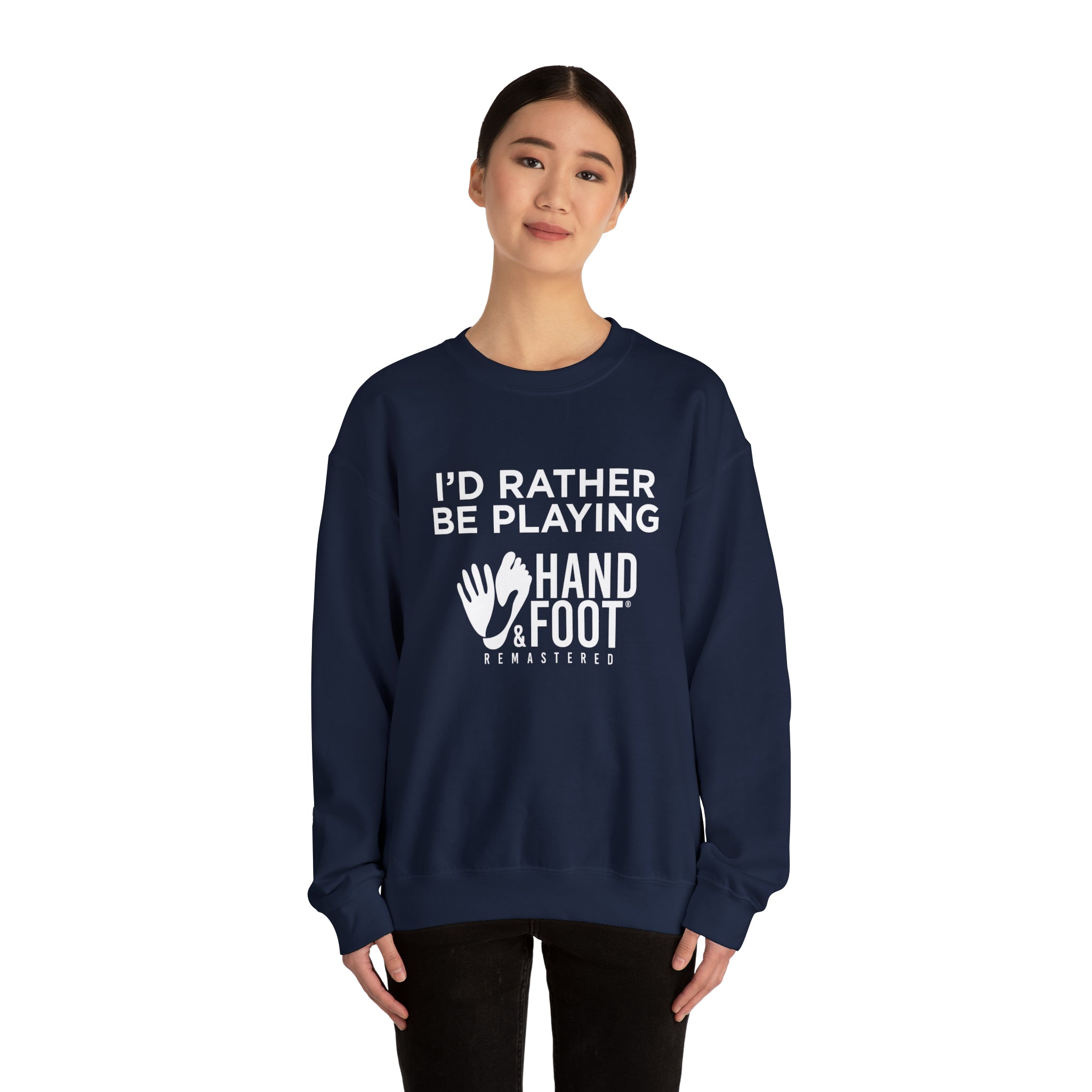 I'd Rather Be Playing Unisex Heavy Blend™ Crewneck Sweatshirt