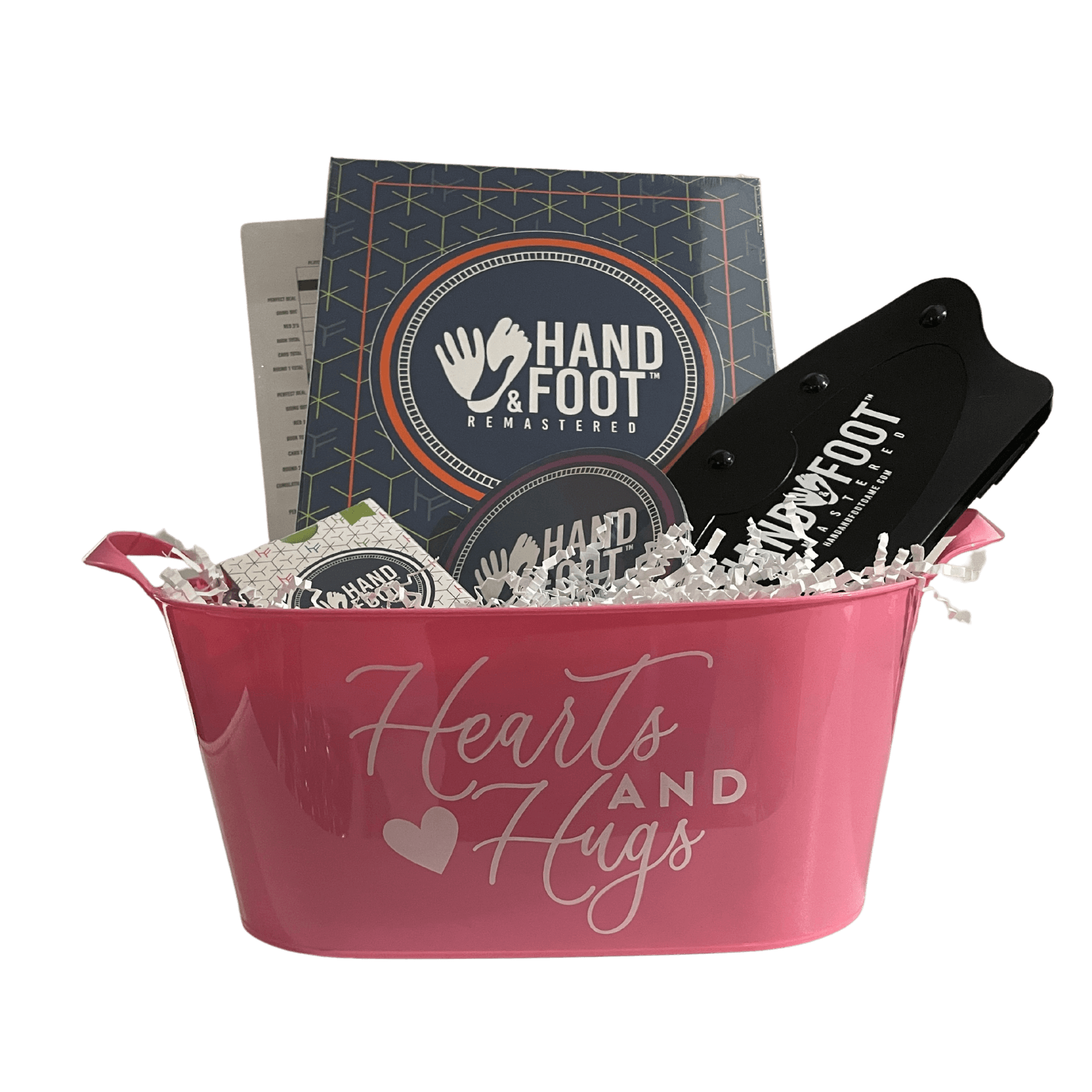 Hand & Foot Remastered 4 Player Valentine's Day Gift Set - Hearts and Hugs